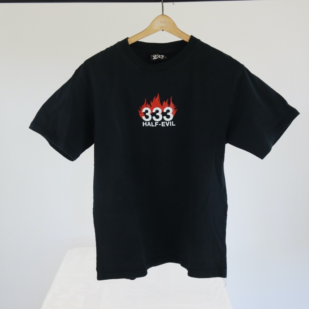 UNISEX - 333 Half - Evil - FLAME T SHIRT - Size: M